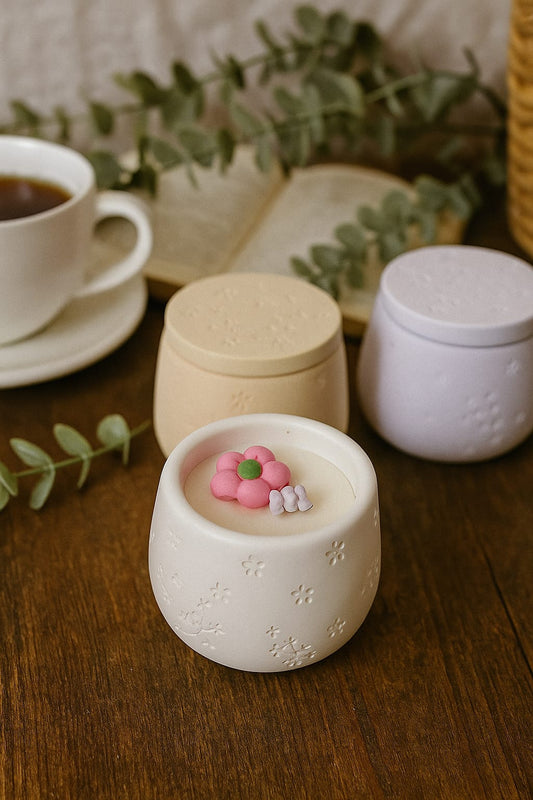 Vela aromática de jazmín y sándalo