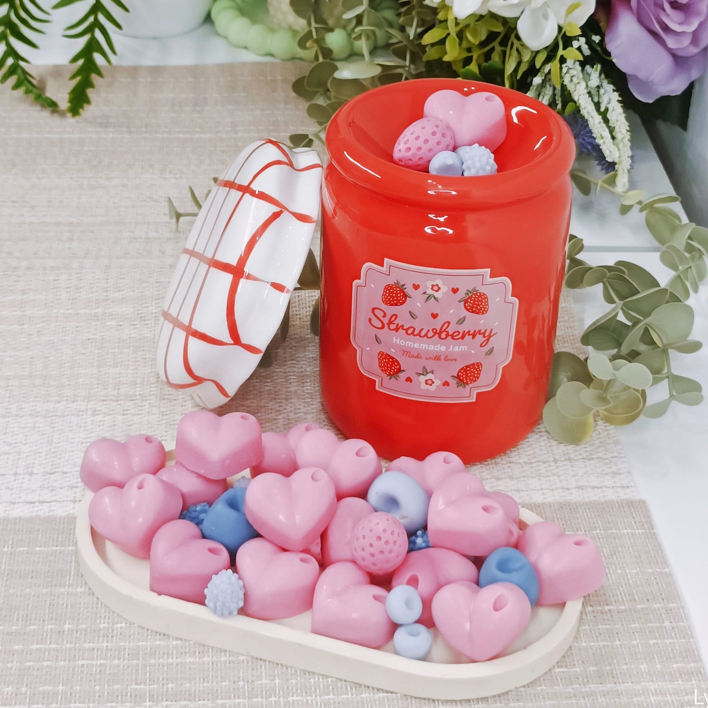 Wax melts de frutos rojos