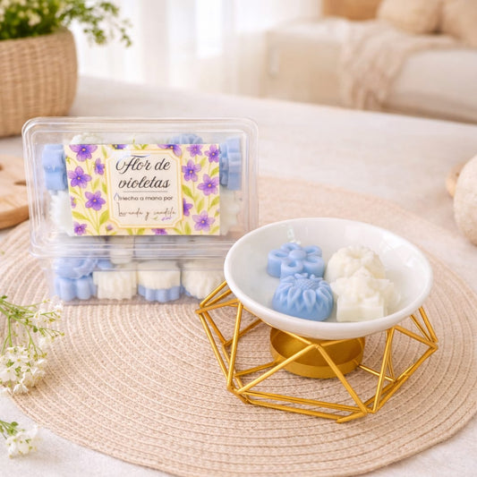 Wax melts de flor de violeta