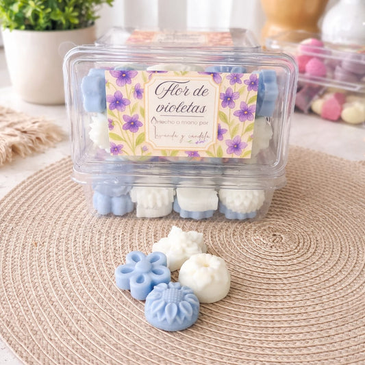 Wax melts de flor de violeta