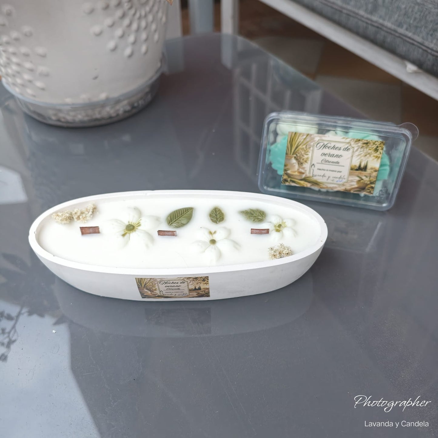 Pack Noches de Verano | Centro de mesa + Wax melts