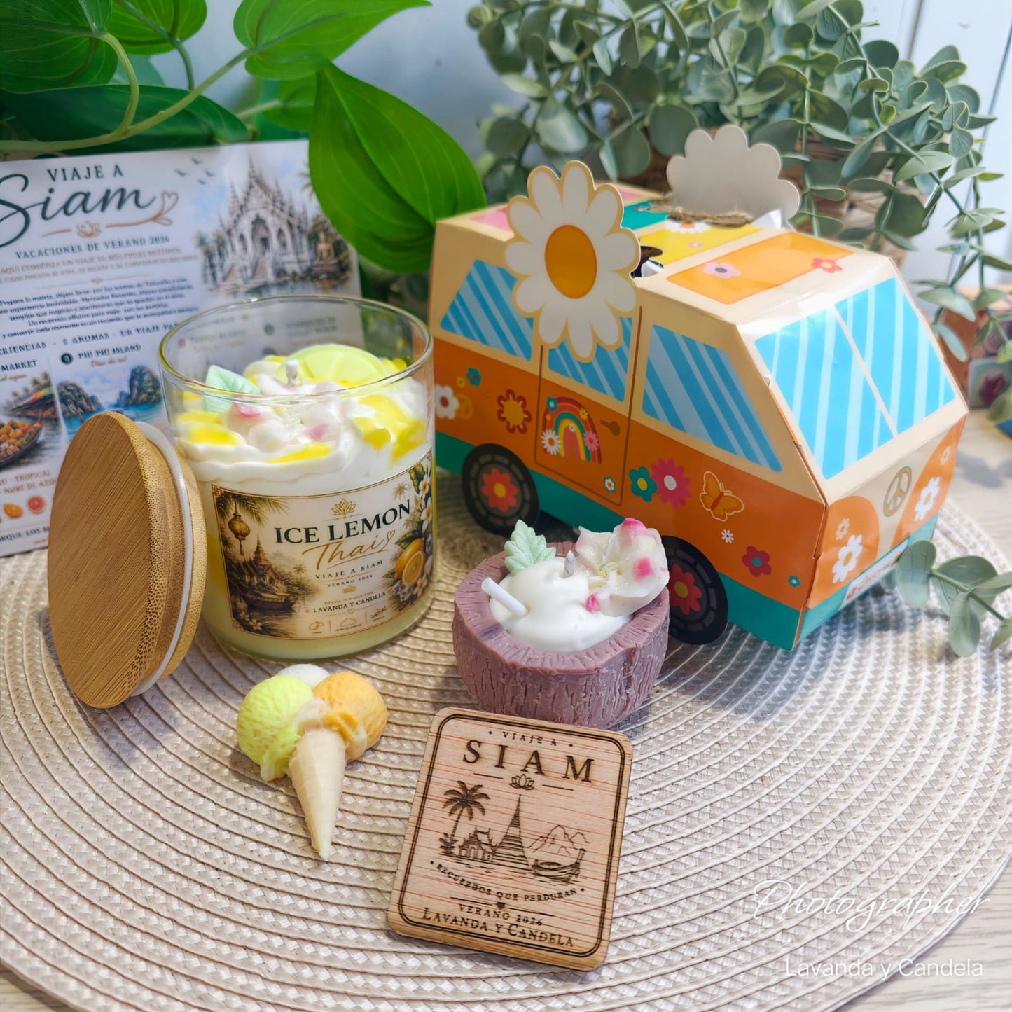 🚐 Experiencia Completa "Viaje a Siam + Vela Ice Lemon Thai"