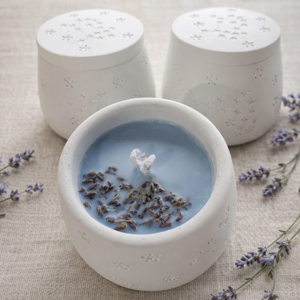 Vela aromática de lavanda