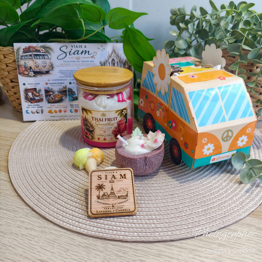🚐 Experiencia Completa "Viaje a Siam + Vela Thai Fruit Smoothie"